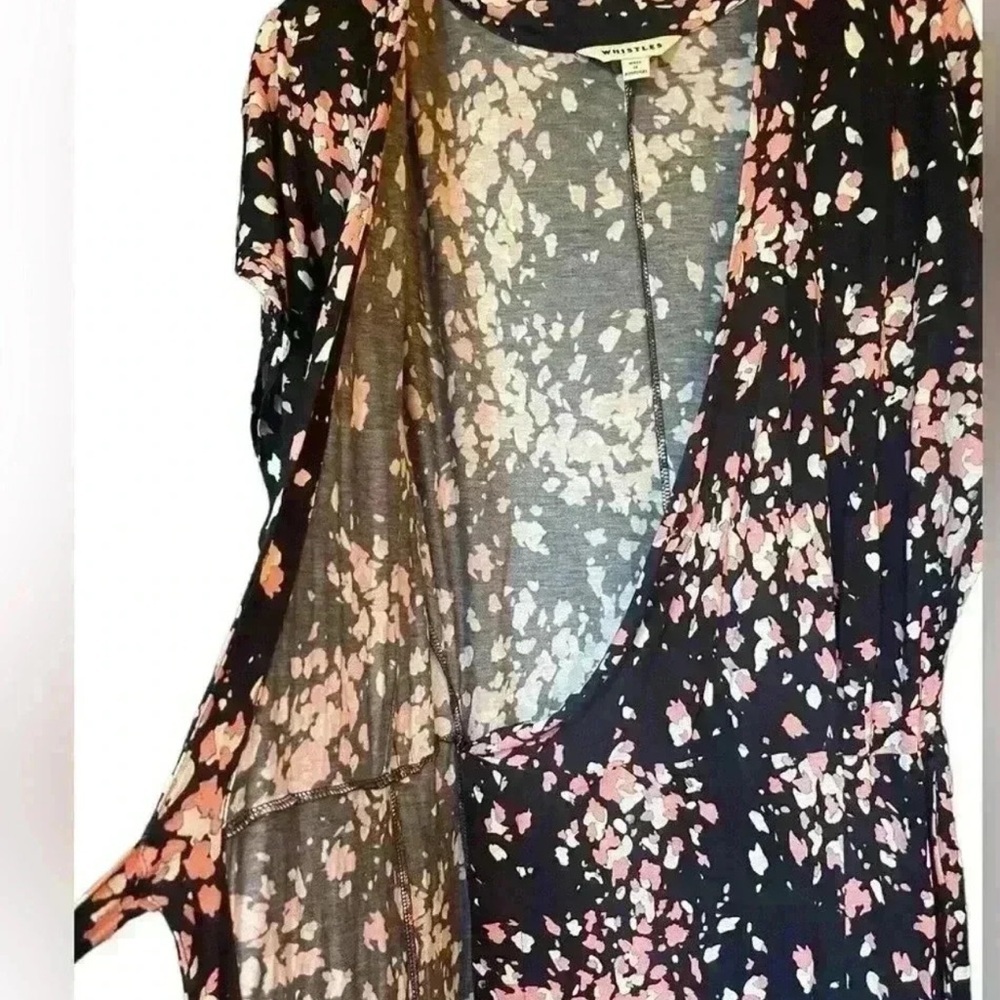 Whistles Jersey Wrap Short Sleeve Dress Size 8 - Picture 10 of 14